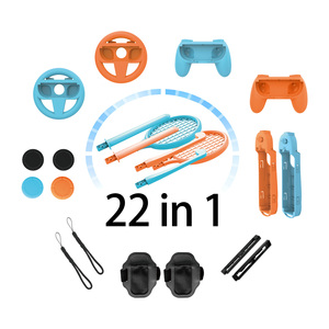 Kit sportivo racchetta da Golf racchetta da Tennis scherma Kit corda da polso per interruttore <span class=keywords><strong>Nintendo</strong></span> 2 accessori gioco interruttore/interruttore OLED 22 in 1 Set - Product Image 1