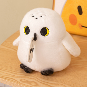 Peluche Gufo Bianco Hedwig Super Morbido in Cotone PP con Busta - Pupazzo Animale Imbottito a Forma di Gufo Cartone Animato - Product Image 6