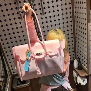 Bolso de Mano de PVC Transparente para Mujer 2026, Bolso Grande Impermeable, Bolso de Hombro Silencioso, Bolso Cruzado Transparente para Compras - Product Image 1