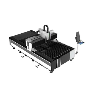 Mesin pemotong Laser 1.5 Kw presisi tinggi Cnc untuk mesin pemotong kuningan logam lembaran untuk Aluminium