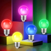 Creative Mini LED Ampoule Ménage Colorée Romantique Bulle Lampe avec E27 Boule à Vis pour Chambre Lumière Décorative
