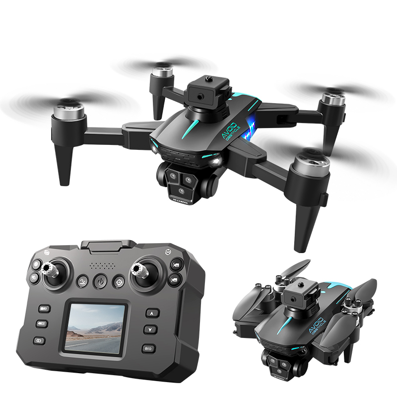 Дрон DWI Dowellin с камерой для взрослых, бесщеточный двигатель FPV Дрон-камера RC с ЖК-экраном