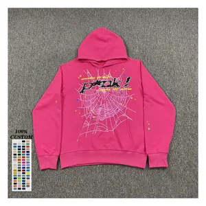 Vente en gros de logo personnalisé sérigraphie strass sp555der pull en éponge française Y2K sweat à capuche pour femme de haute qualité