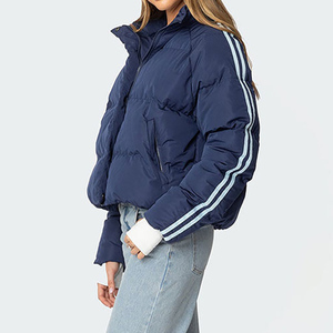 <span class=keywords><strong>Chaqueta</strong></span> de Invierno Acolchada para Mujer, Personalizada, de Alta Calidad, Tejida con Remaches, Estilo <span class=keywords><strong>North</strong></span>-<span class=keywords><strong>Face</strong></span>, Impermeable y Resistente al Viento, Rellena de Poliéster - Product Image 4