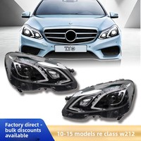 Nuevas Luces LED de Circulación Diurna, Intermitentes y Faros Delanteros de 55W y 12V para Mercedes-Benz Clase E W212 (Modelo Facelift) de 2010-2015