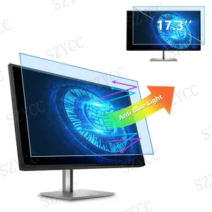 Película protectora LCD de 17 pulgadas, superantirreflejo, corte de luz azul, antideslumbrante, antihuellas, antiburbujas, Monitor de película japonesa