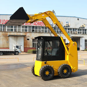 कारखाने की कीमत 0.6 टन 0.8 टन 1 टन 1.5 फ्रंट एंड छोटे डीजल टेलीस्कोपिक स्किड स्टीड लोडर - Product Image 5