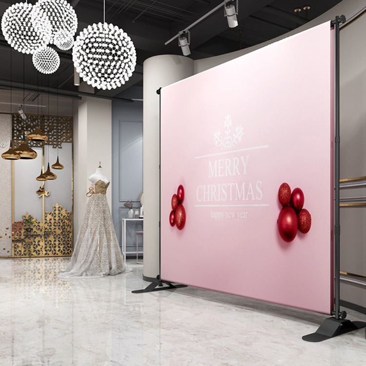 Регулируемая Телескопическая Подставка для баннеров, большая трубка, повторение, Рождественское украшение, декорация, подставки для баннеров