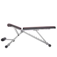 Banc de musculation multifonctionnel Haltère d'entraînement à domicile pour tout le corps Banc de musculation pliable en acier
