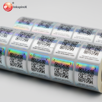 Autocollant hologramme 3D personnalisé avec logo, finition brillante auto-adhésive, code QR au laser, pour verres à vin, jus de tequila, bouteilles en flacon, artisanat cadeau