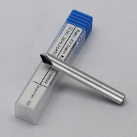 Fraise à chanfreiner PCD à 2 dents résistante à l'abrasion, en carbure de tungstène haute dureté pour la découpe de précision du graphite et de la céramique