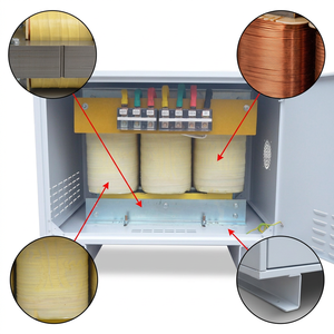 Transformador de Aislamiento Trifásico <span class=keywords><strong>CHIPSEN</strong></span> EI480 Directo de Fábrica, 3kva 50kva 100kva 200kva 220kv a 440v, Voltaje Personalizado - Product Image 2