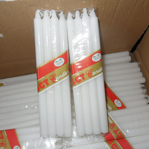 Cire de paraffine bâton lumineux religieux bougies de veillée de couleur blanche avec prix d'usine de bougie - Product Image 4