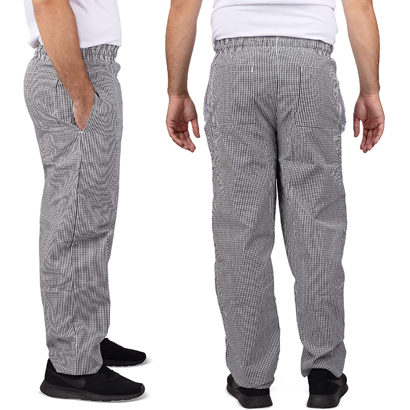 กางเกงเชฟลายทาง