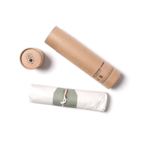 Boîte Tube d'Emballage Personnalisée en Carton Blanc avec Fenêtre pour Foulard en Soie, Chaussettes et T-Shirt