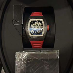 Montre mécanique de luxe de haute qualité avec boîtier en fibre de carbone, style affaires et loisirs, tendance mode, automatique et lumineuse - Product Image 1