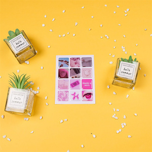 <b>Crystal</b> Drip Stickers Customized Stereo Phantom Color 3d Labels Phone case Epoxy Resin Sticker - Product Image 1