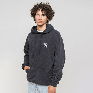 Vente en gros de pulls à capuche personnalisés unisexe vintage gris 100% coton à la mode imprimé bouffant lavé à l'acide polaire surdimensionné bon marché - Product Image 2