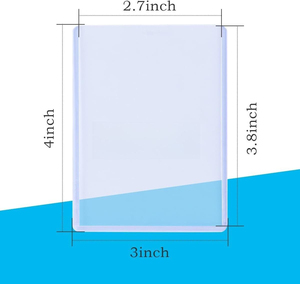 YY 35pt พีวีซี3x4นิ้วการ์ด Toploader การค้าและกีฬาการ์ดป้องกันแขน - Product Image 5