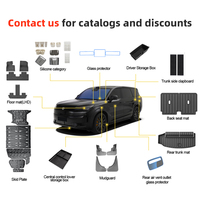 Accessoires de voiture pour Denza N9 EV : garniture de protection décorative modifiée en fibre de carbone pour l'intérieur et l'extérieur