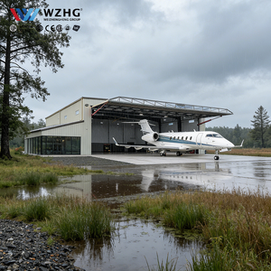 Hangar d'avion en acier Q235/Q355 à portée libre, nouvelle conception pour utilisation aéroportuaire - Product Image 1
