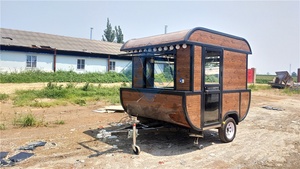 Fabrication d'usine de crème glacée à bon prix avec équipement entièrement de cuisine Nouvellement conçu 450CM Carré Bateau Type Food Trailer Truck - Product Image 5