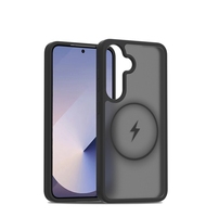 Étui de téléphone portable translucide de luxe avec sensation de peau à anneau magnétique pour Samsung Galaxy S24 / S25 étui couverture de téléphone personnalisée