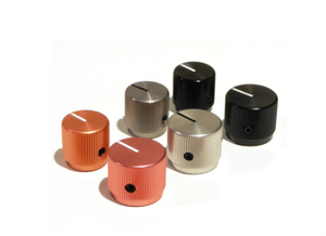 CNC 加工滚花螺丝 阳极氧化铝和不锈钢电子吉他旋钮，用于调节音量 - Product Image 4