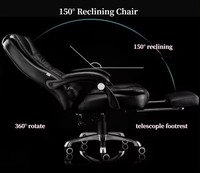 Silla Gaming Gamer Moderna Para Oficina Silla Giratoria Blanca Para Oficina En Casa Ecuador Ergonómica Ejecutiva De Cuero PU Genuino
