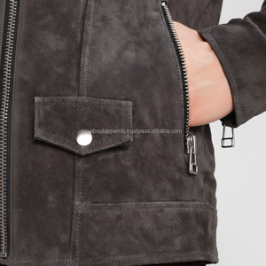 Chaquetas de Piel de Oveja Auténtica para Hombre, Diseño de Moda de Invierno 2022, Talla Grande, con Cremallera, Transpirables - Product Image 1