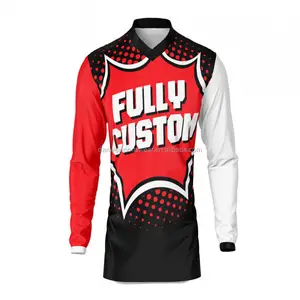 Tradicionales jersey diseño impreso jersey motocicleta motocross camisas