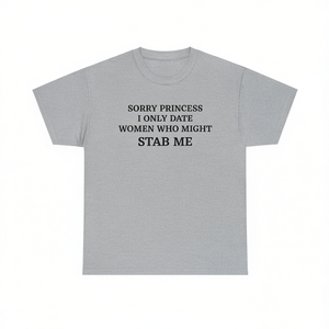 Camiseta divertida de meme 'Sorry Princess', camiseta 'Cringe', camiseta 'Embarrassed', camiseta 'Inappropriate', regalo de broma, camisetas 'Dumb' - Product Image 2