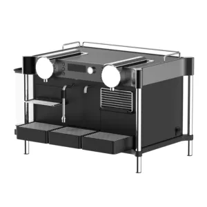 Máquina de café semi-automática profissional, fabricação comercial totalmente automática