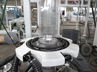 Nouvelle machine de soufflage de film HDPE/LDPE automatique à vis simple et double tête de moulage avec moteur, production de 150 kg/h, garantie de 3 ans