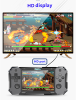 Console de jeu vidéo rétro portable Rk3128 avec carte TF, écran IPS HD de 4 pouces, version 2 joueurs