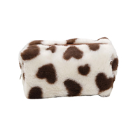 Gentle Lady Soirée Dress Clutch Dopamine Fluffy Cosmetic Clip Bag