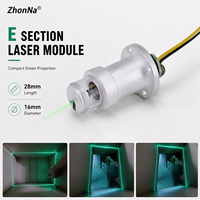 Nouveau module laser rotatif vert ZhonNa 515nm, niveau laser à ligne 360 degrés C360, précision 2mm, outil de découpe pour le travail du bois
