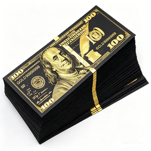 <span class=keywords><strong>Billete</strong></span> <span class=keywords><strong>de</strong></span> <span class=keywords><strong>100</strong></span> Dólares <span class=keywords><strong>de</strong></span> Dinero Falso, Impermeable, con Lámina <span class=keywords><strong>de</strong></span> Oro <span class=keywords><strong>de</strong></span> 24K, para Cine, Teatro, Novedades, Regalos, Recuerdos - Product Image 2