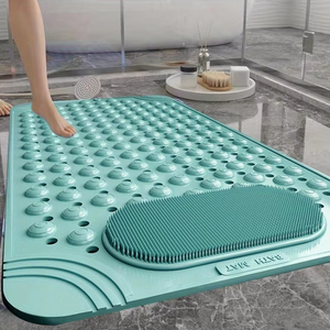 Tapis de bain antidérapant uni avec ventouses, imperméable et résistant à la saleté, pour la maison, l'hôtel et les toilettes - Product Image 6