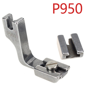 4 Tipi di Piedini in Acciaio per Macchine da Cucire Industriali P5 P50 P950 P952, Piedino Arricciacuci, Accessorio per Piegatura e Raccoglimento - Product Image 2