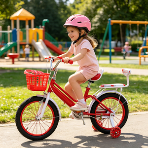 Vélo Enfant Monovitesse à Cadre Acier en Promotion, 12-20 Pouces, avec Roues d'Apprentissage, Garçons Filles, <span class=keywords><strong>Frein</strong></span> à Disque en Alliage d'Aluminium - Product Image 5