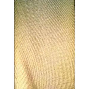 Tissu en coton beige naturel avec texture sergé diagonal pour vêtements - Product Image 2