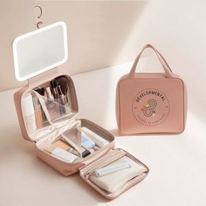 Large Capacity <b>Makeup</b> <b>Bag</b> <b>with</b> Custom Logo, Travel Cosmetic Organizer, Personalized Toiletry Pouch for Women - Product Image 6