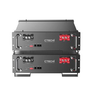 CTECHi 24V 48V 50Ah 100Ah 150Ah 200Ah Li Ion Rack Montado LiFePO4 Batería de litio Hogar <span class=keywords><strong>Evergy</strong></span> Sistema de almacenamiento - Product Image 3