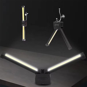 La nouvelle lampe de travail pliable à 90 degrés, double face, COB, avec aimant puissant et crochet, idéale pour l'entretien. - Product Image 6