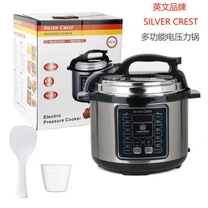 Cuisinière à pression Silvercrest de haute qualité, 6 L, en acier inoxydable, cuiseur à riz, multicuiseur, cuisinière à pression électrique pour la maison - Product Image 6