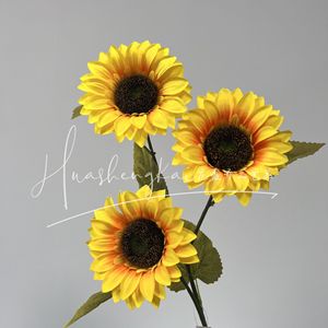 Sunflower <b>Artificial</b> <b>Flower</b> Bouquet Silk High Simulation Rustic Wedding Decoration - Product Image 2