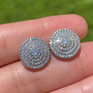 Orecchini a Perno Semplici per Donne, Accessorio per Orecchie da Indossare Quotidianamente in Estate, Gioielli alla Moda - Product Image 2