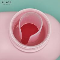 Botella de detergente líquido para ropa para mascotas rosa, botella de plástico con forma de ballena para el cuidado de la ropa, botella de detergente de plástico para ropa de 1000Ml