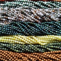 Perles en pierre naturelle de 8 mm : Obsidienne, Sodalite, Lapis Lazuli, Amazonite, Aventurine, Jaspe – Pierres précieuses en vrac pour la fabrication de bijoux